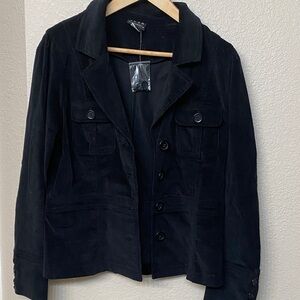 Black Women's corduroy jacket